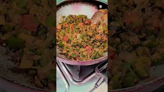 aaj ki recipe bindi fahrai #cooking #food 👍🧑🍳👌#ekmotahathighumechala #cookingseries #cookingfever