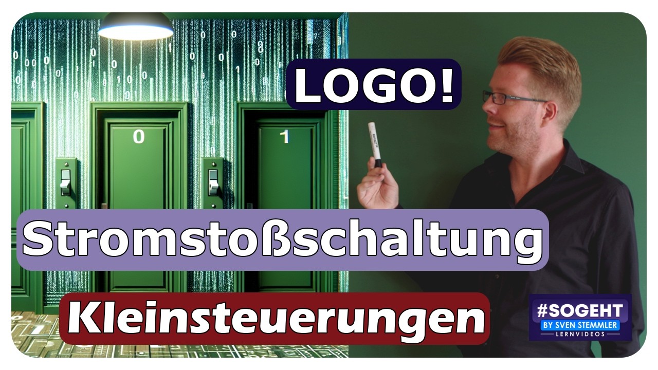 Vorschaubild zum Lernvideo "Stromstoßschaltung mit LOGO!Soft Comfort V8.0: Ein praktischer Leitfaden"