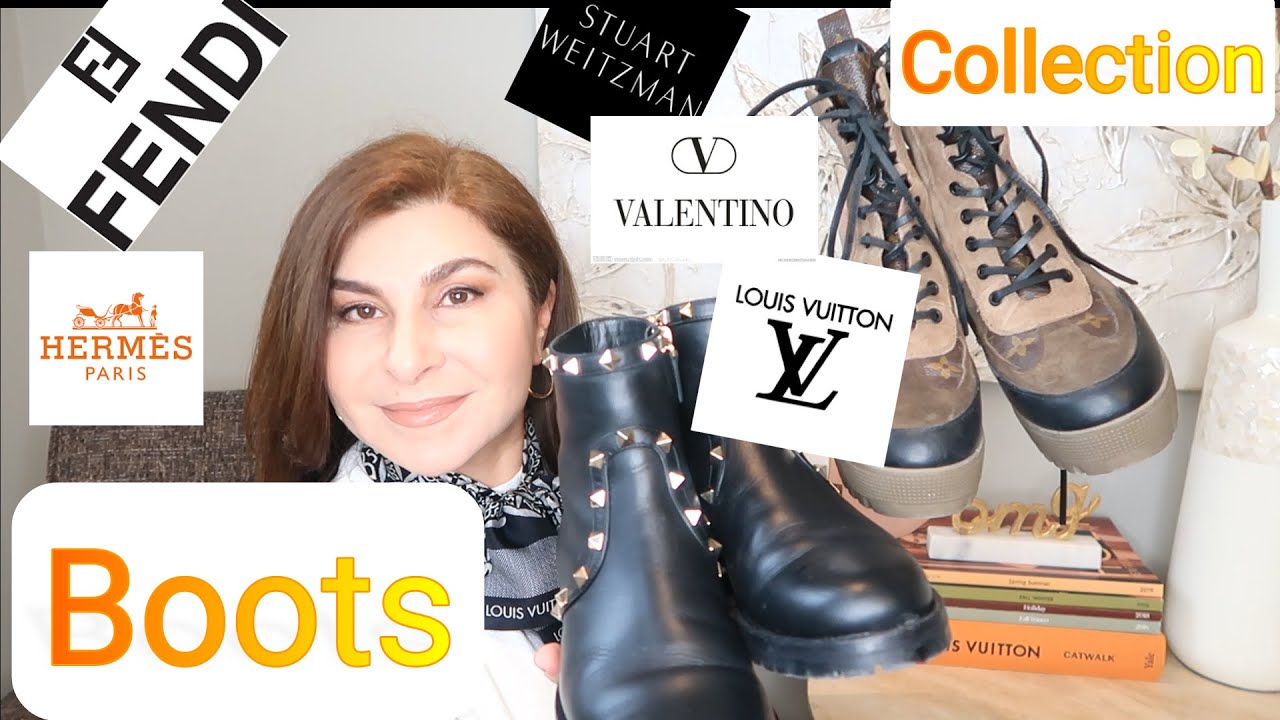 LOUIS VUITTON WONDERLAND FLAT RANGER BOOTS UNBOXING./ Close up and