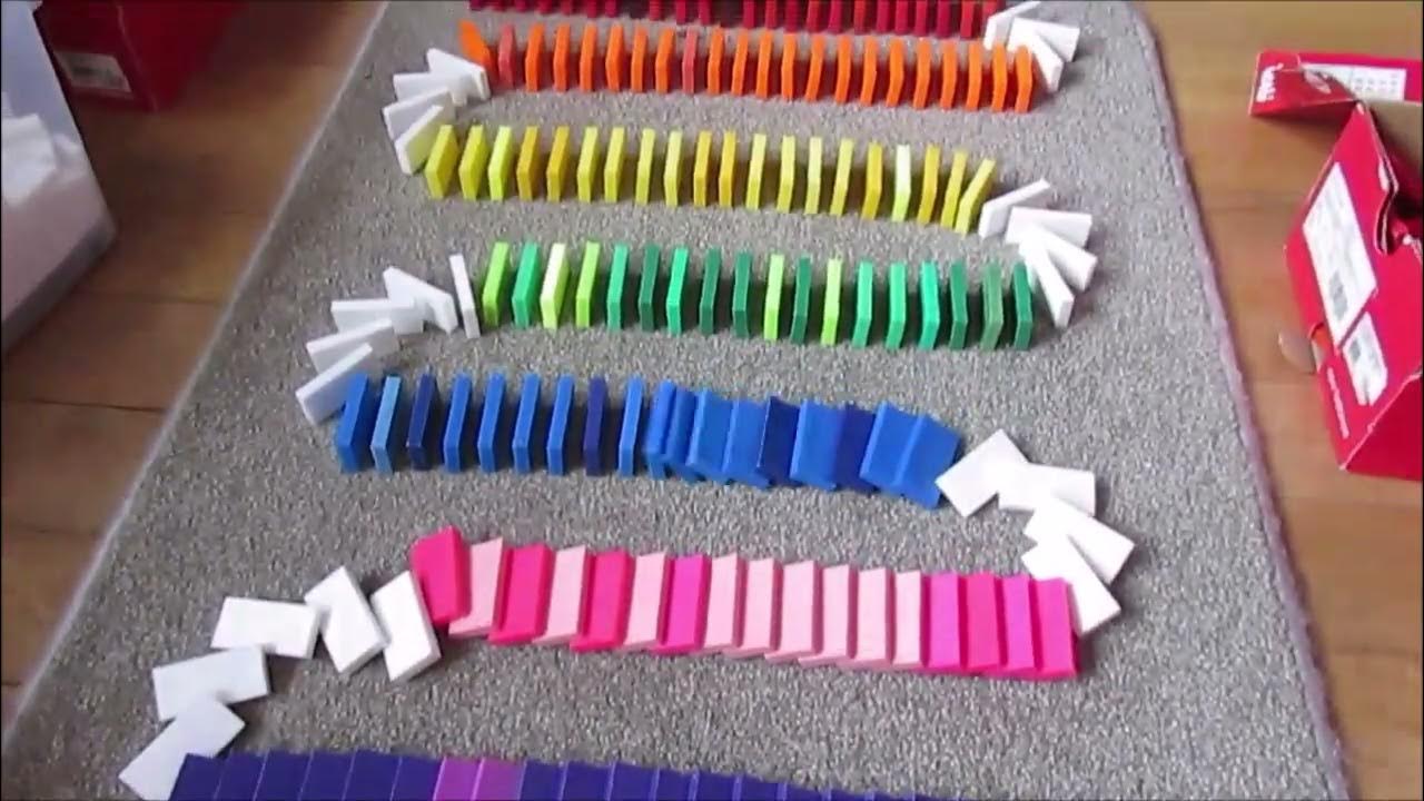 Dominoes vs. Visual Effects - YouTube