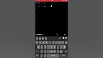 [iSH] [Alpine Linux] Hello World speedrun in 01:40 on iPhone 6S Plus