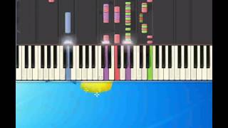 Albergo a ore   Paoli Gino [Piano tutorial by Synthesia]