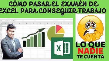 ✅CÓMO PASAR EL EXAMEN DE EXCEL🙋‍♂️ PARA CONSEGUIR TRABAJO -EXCEL Estrategias y secretos 📈