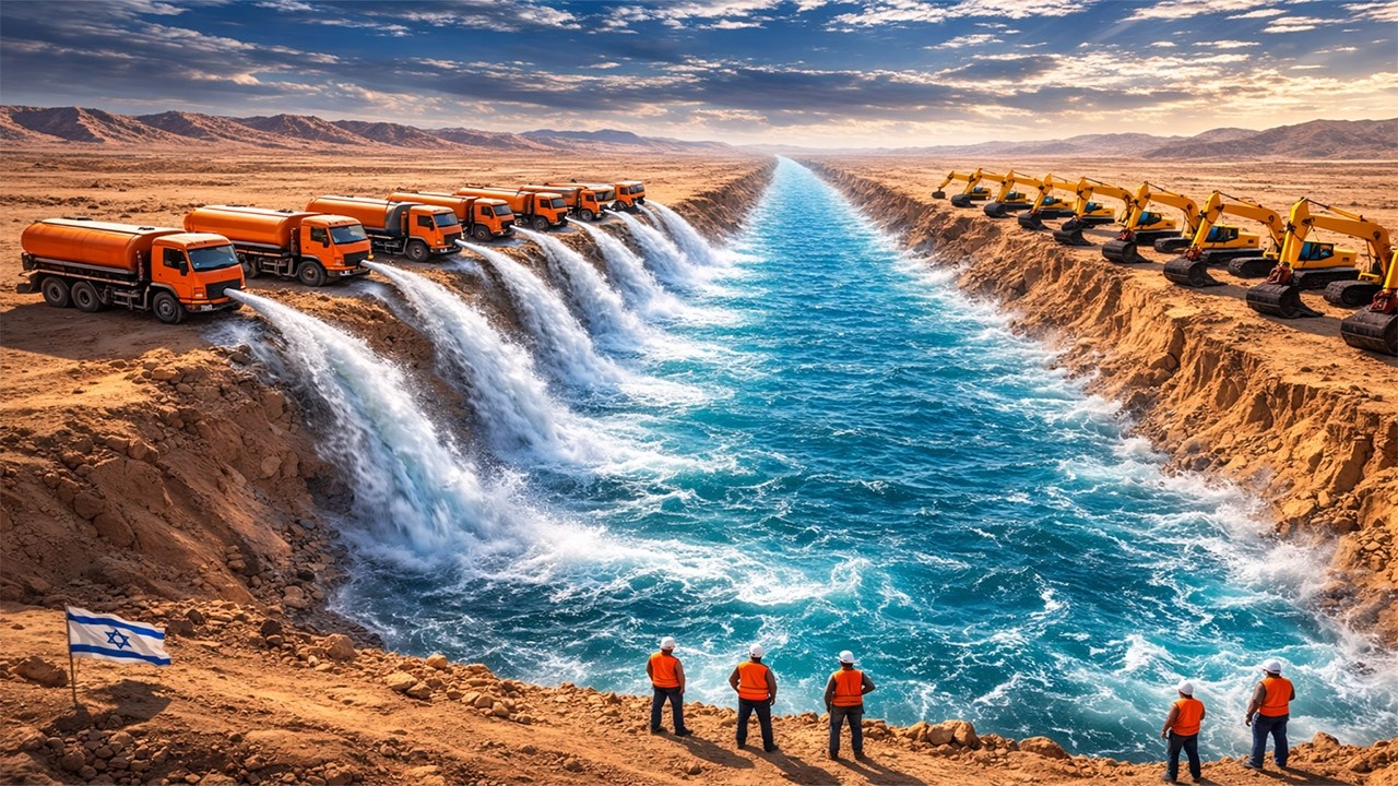 Wie Israel einen gewaltigen Fluss mitten in der Wüste baute, der das Land veränderte.
