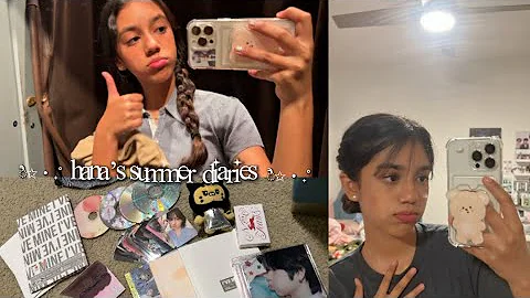 summer diaries☀️ | grwm, shopping, relaxing, unboxing / haul ! ·˚ ༘