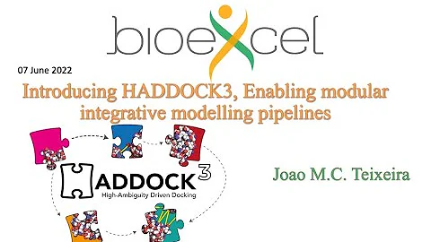 BioExcel Webinar #67: Introducing HADDOCK3, Enabling modular integrative modelling pipelines