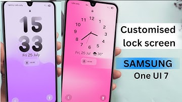 Pas het Samsung-vergrendelscherm aan als een pro op One Ui 7