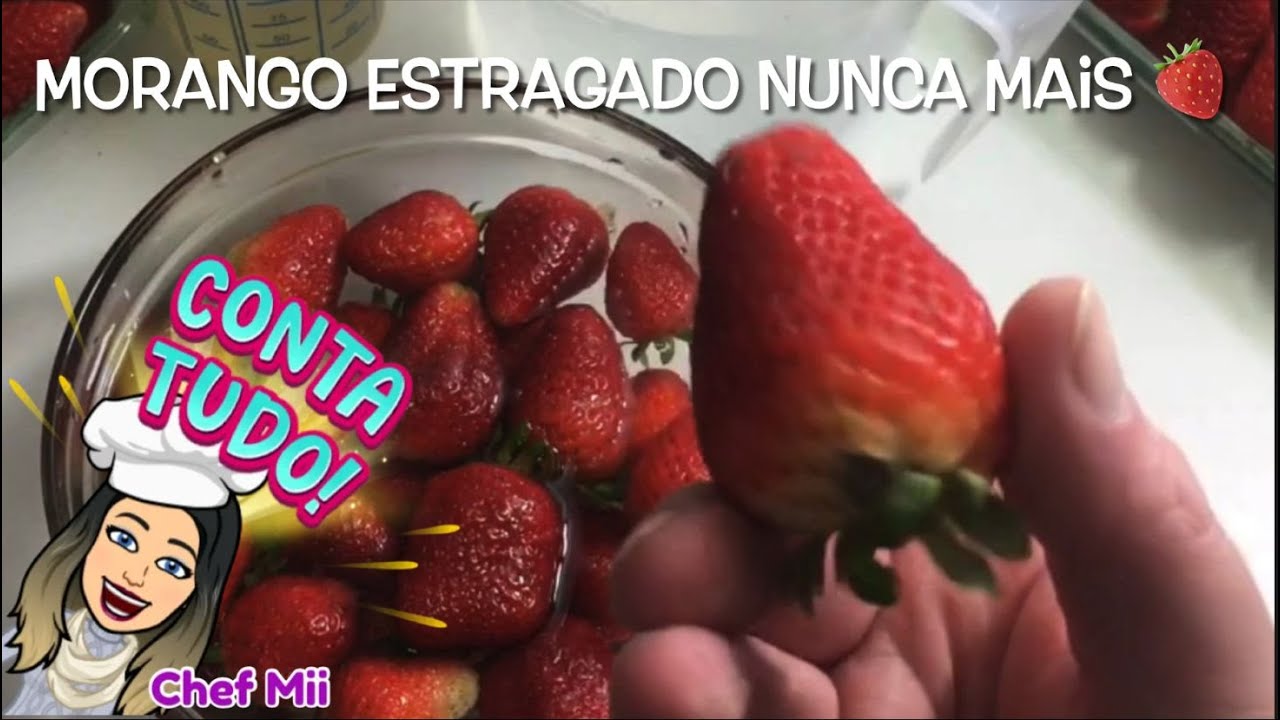 Morango Estragado nunca Mais - Como conservar Morango Perfeito por mais de 1 semana