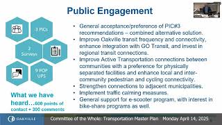 Committee of the Whole: Transportation Master Plan Workshop, April 14, 2025