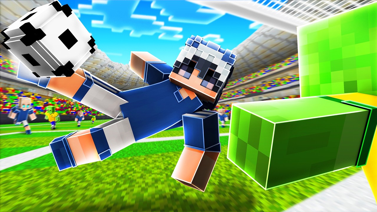 Ich habe FUSSBALL in Minecraft gespielt...