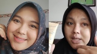 Make Up Simple Ibu Rumah Tangga || Auto beda sebelum dan sesudah pake make up #makeup #makeupsimple