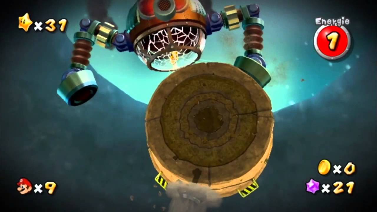 Super Mario Galaxy 2 - Monde 1 - Forage cosmique : Foropod et le foret (une seule chance)