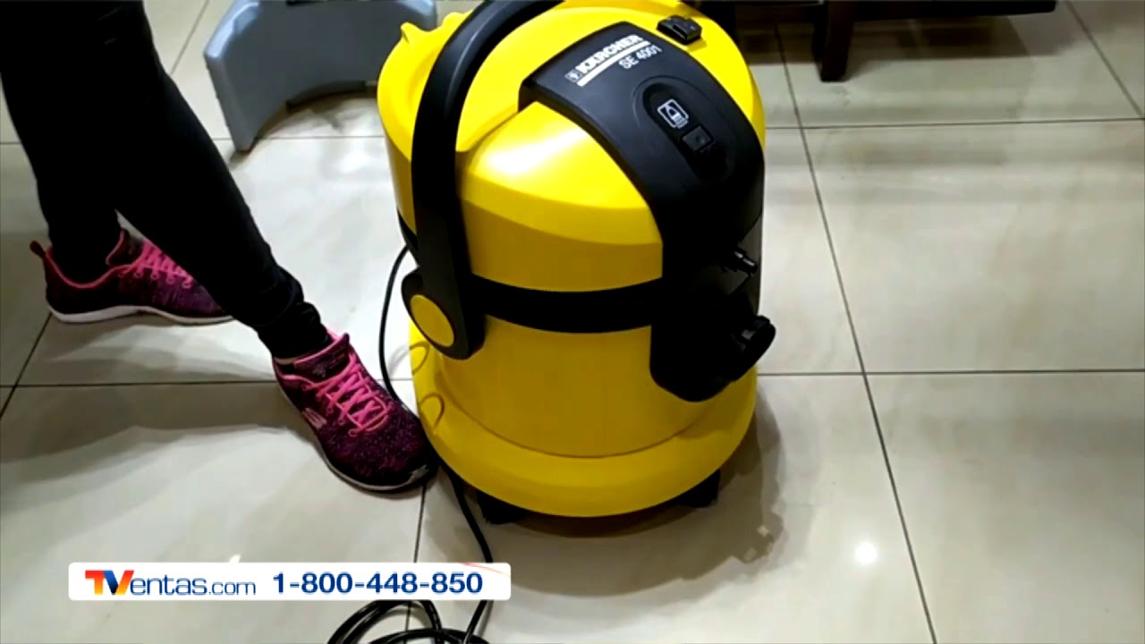 ASPIRADORA LAVADORA KARCHER SE4001 - YouTube