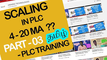 What is Scaling in PLC?- Analog Input/Output - PLC Training in Tamil - Part 03