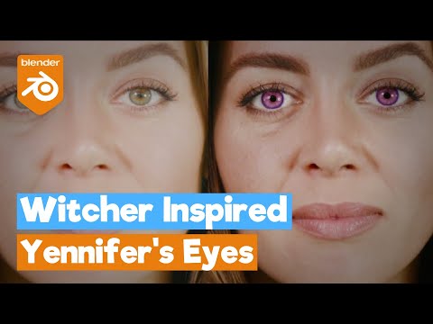 Blender VFX Tutorial: The Witcher Inspired VFX - Yennefer&rsquo;s Eyes