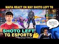 SHOTO LEFT TG ESPORTS 😱| AJJUBHAI KI  FACK STORY 🤔| BACK TO BACK TOURNAMENT 🏆|