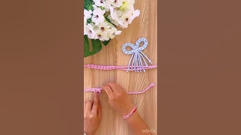Easy Macrame bow for Beginners | Macrame Bow | Macrame for Beginners