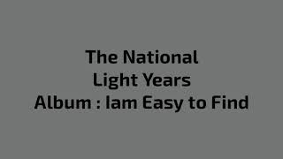 The National - Light Years (karaoke/instrumental)