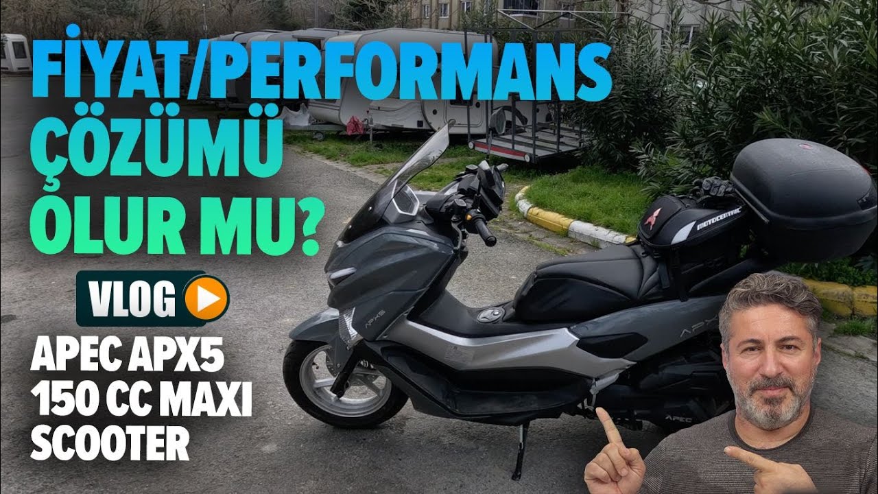APEC APX5 150 cc Maxi Scooter  | Fiyat Performans Çözümü Olur Mu? Vlog