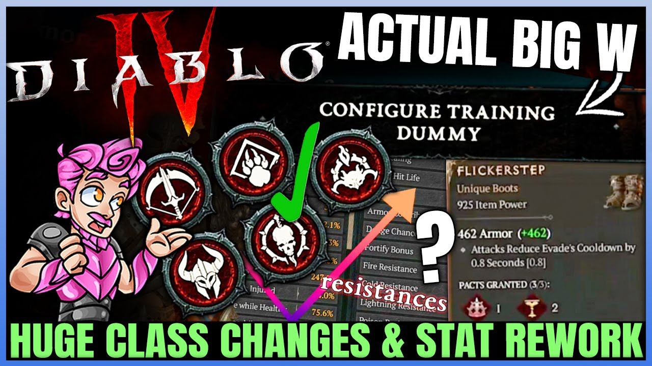 FOV Increase! Class Balance BUFFS & NERFS patch notes!! Diablo