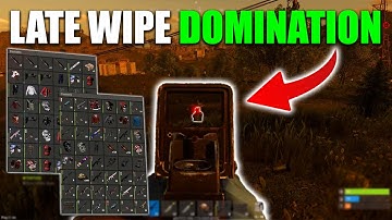 When you accidentally snowball late into wipe - Rust Console