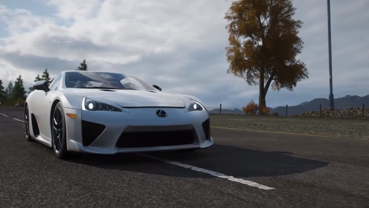 Forza Horizon 4 Lexus LFA tunnel YouTube