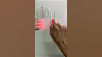 light ray passes through #lens