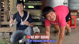 CHẤN ĐỘNG dì của em Hoài đi bằng bốn chân bất ngờ tặng Hà Huy Khánh bộ nhung hưu đắt đỏ.