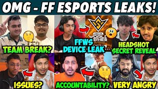 FFWS Device LEAKS 🥶, Shoto Headshot Secret Reveal 🤐, DG Esports Break 💔,  Big ORG Line-up Update 🤔