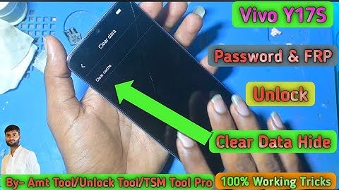 Vivo Y17S Password & FRP Unlock Latest Security 2025 By-AMT Tool/TSM/Unlock tool | Vivo Y17S Unlock