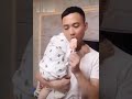 Smart  funny kid  funny moment of dad and child