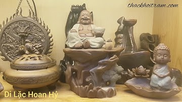 Thác khói trầm hương Di Lặc Hoan Hỷ | Thác khói trầm hương Phật Di Lặc