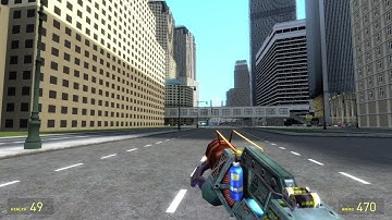 Flying with the Half-Life Source Tau Cannon