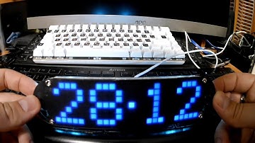 STC controller RTC DS3231 diy matrix clock