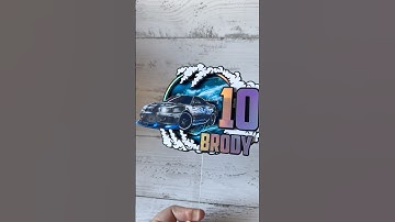 3D Layered Cake Topper #cricutanz #cricutmade #caketoppertutorial #cricuttutorial #caketopper