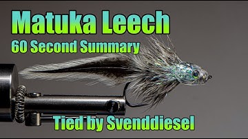 The 60 Second Summary of The Matuka Leech Fly Pattern Tutorial