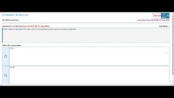 MTH603 - Numerical Analysis mid term grand quiz 2020