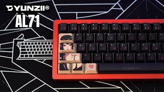 YUNZII AL71 Red & Black, Premium Typing Experience for $100 - Review with Unboxing & Sound Test
