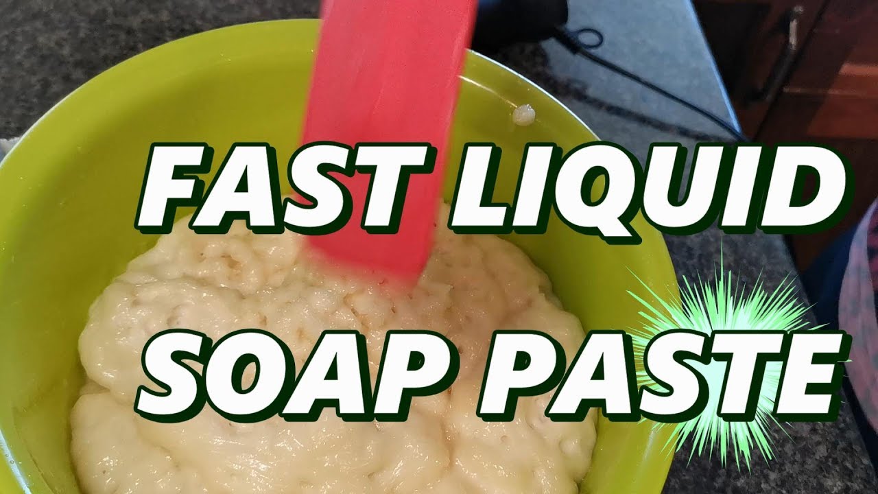 FAST🕰️ 10 min. Countertop Cocoa Butter 🍫Liquid Soap Paste Chatty