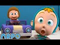 Racing car babies  arpo the robot classics  funny cartoons for kids