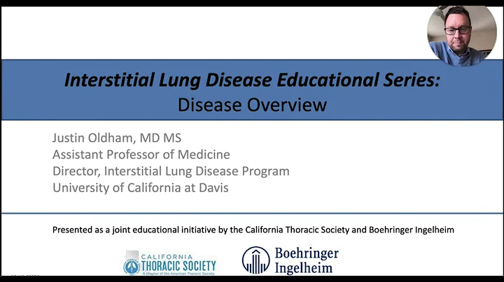 Justin Oldham, MD MS - Interstitial Lung Disease - Educational Series⁣⁣