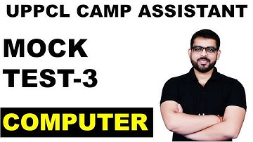 MOCK TEST 3 | UPPCL CAMP ACCOUNTANT ( शिविर सहायक ) | SOLUTION | BY DHEERENDRA SIR