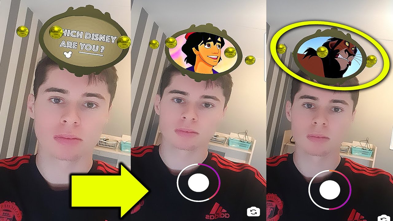 How to Get 'Which Disney Are You?' Filter Instagram - YouTube