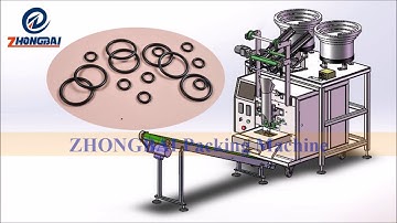 Rubber O-ring packing machine, rubber gasket counting packing machine