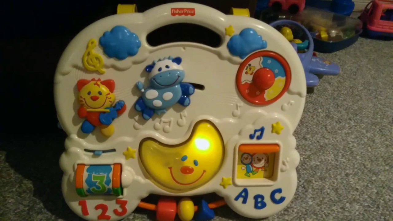 fisher price cot activity centre