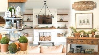 farmhouse cozy decorating feel