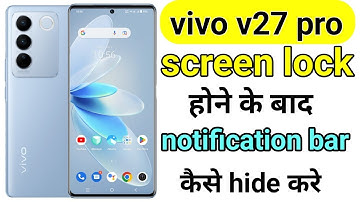 vivo v27 pro notification bar hide kaise kare | how to hide notification bar in vivo v27 pro
