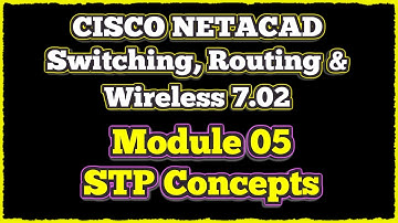 NETACAD Switching, Routing, and Wireless Essentials 7.02, 📡 Module 5: STP Concepts