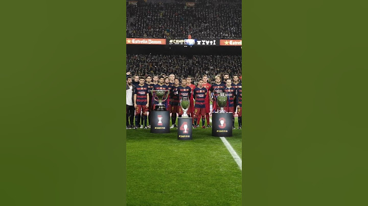 Barcelona’s Iconic 2015/16 Treble-Winning Team! ⚽