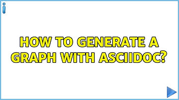 How to generate a graph with asciidoc?